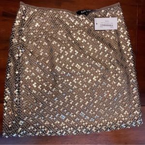 fab'rik Linnett Sequin Mini Skirt